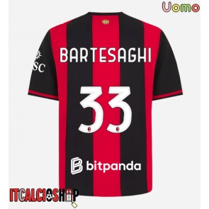 AC Milan Davide Bartesaghi #33 Prima Maglia 2026-27 Manica Corta